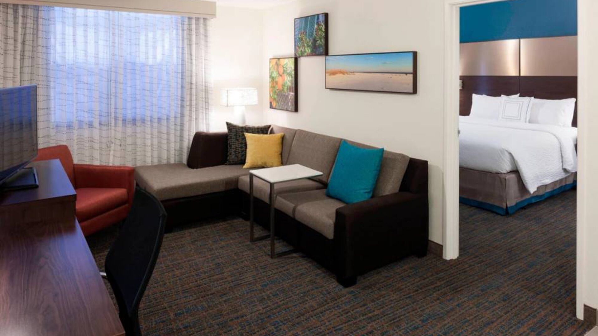 Day use room with living area at Residence Inn Fort Lauderdale Airport & Cruise Port.