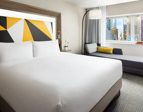 Day use room with natural light at M Social Hotel Times Square.