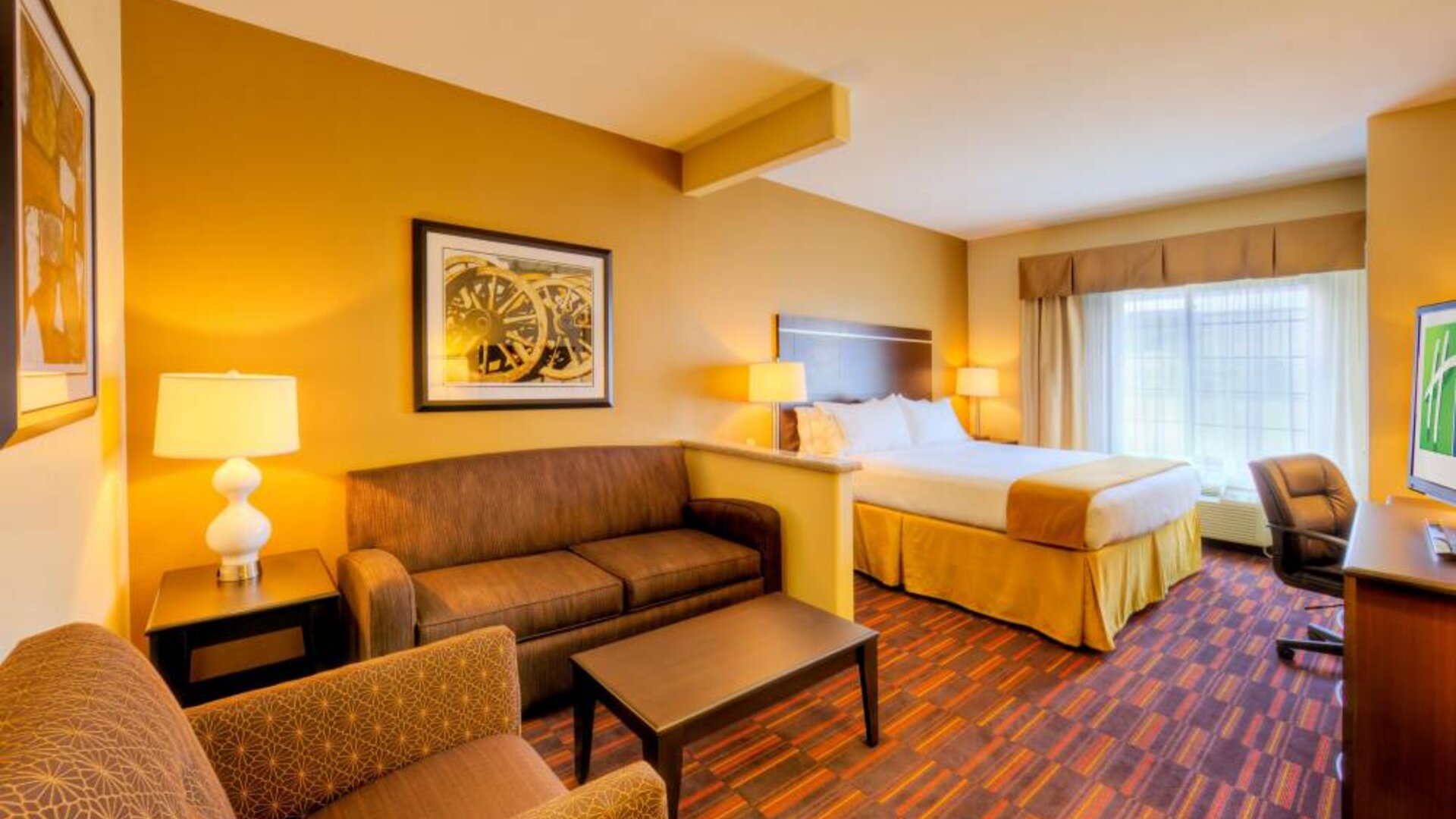 Day use room with sofa at Holiday Inn Express Granbury.