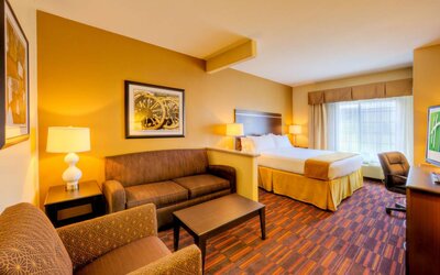 Day use room with sofa at Holiday Inn Express Granbury.