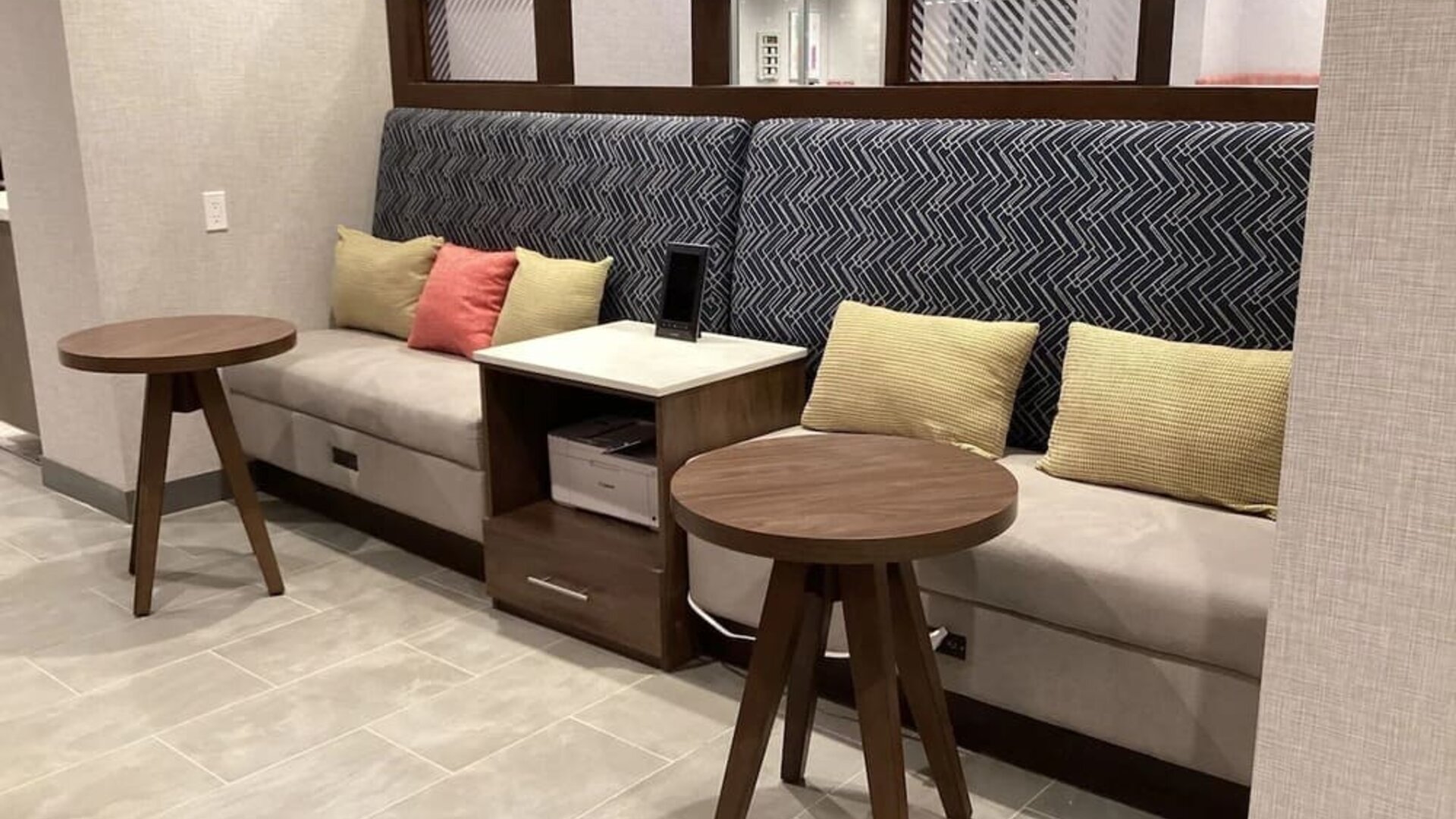 Quiet business center and workspace at Hampton Inn By Hilton Port Hope.