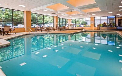 Refreshing indoor pool at Best Western Plus BWI Airport Arundel Mills.
