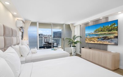 Ocean and City Views at Island Colony Near Waikiki Beach