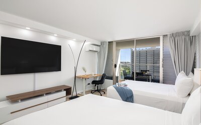 Ocean and City Views at Island Colony Near Waikiki Beach