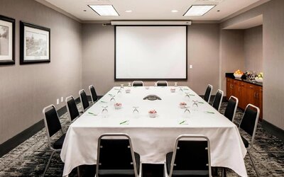 Professional meeting room at Courtyard By Marriott Boston Brookline.