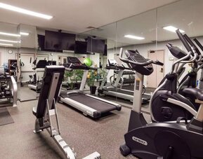 Fitness center available at Best Western Fort Lee.