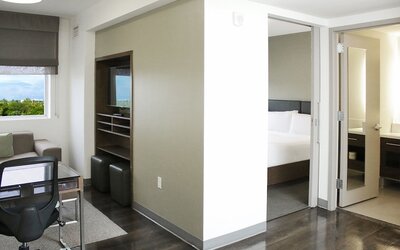 Studio, 1 King Bed with Sofa bed
