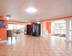 Lobby area at Relax Inn.