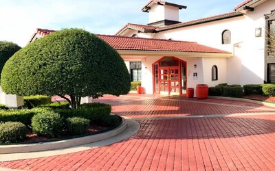 Hotel exterior at Relax Inn.