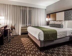 Day use room with work desk at Best Western Premier NYC Gateway.