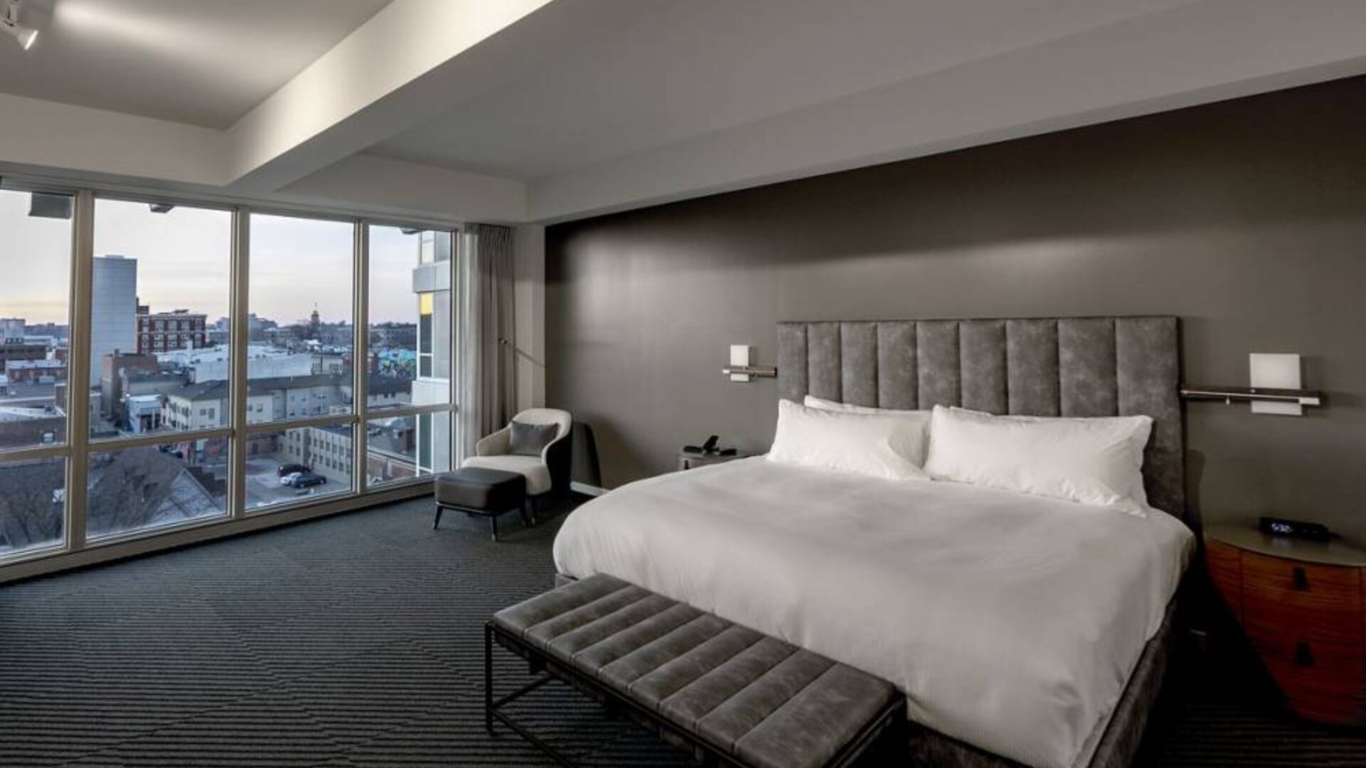 Spacious day use room at Hotel Chauncey.