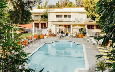 Refreshing outdoor pool at Wild Palms Hotel.