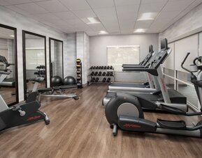 Well equipped fitness center at Fairfield Inn & Suites by Marriott Baltimore BWI Airport.