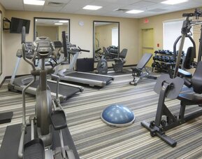 Fitness center available at Candlewood Suites Odessa.