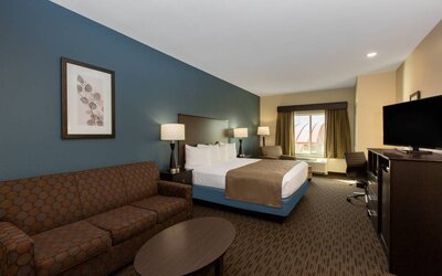 Spacious day use room at AmericInn By Wyndham Sioux Falls North.