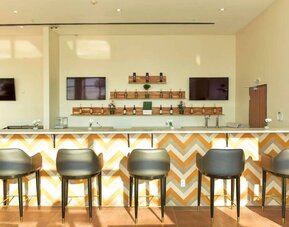 Hotel bar at Wyndham Garden North Bergen Near Secaucus.