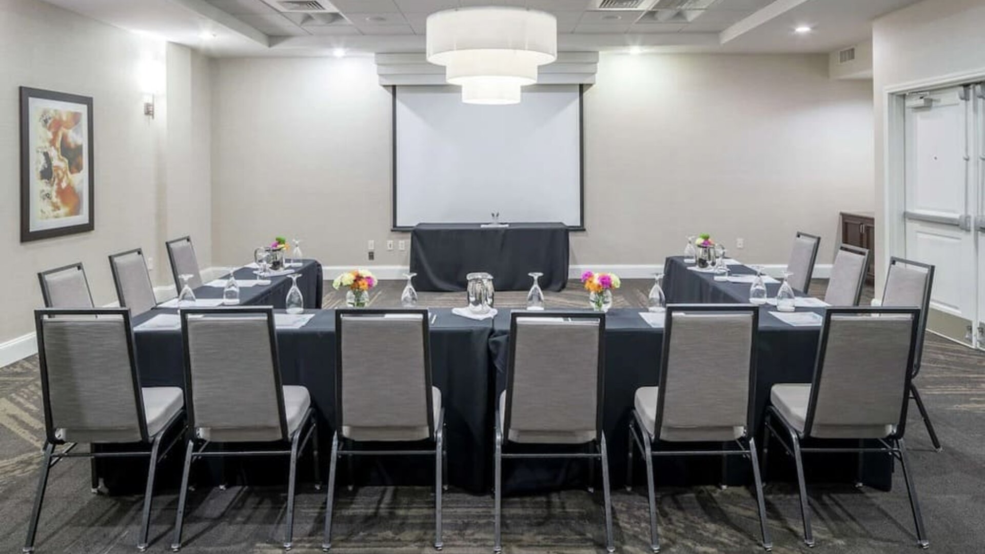 Professional meeting room at Hilton Garden Inn Dothan.