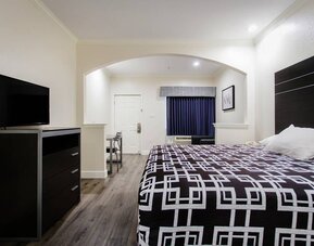 Day use room with work desk at Palace Inn TX 249.