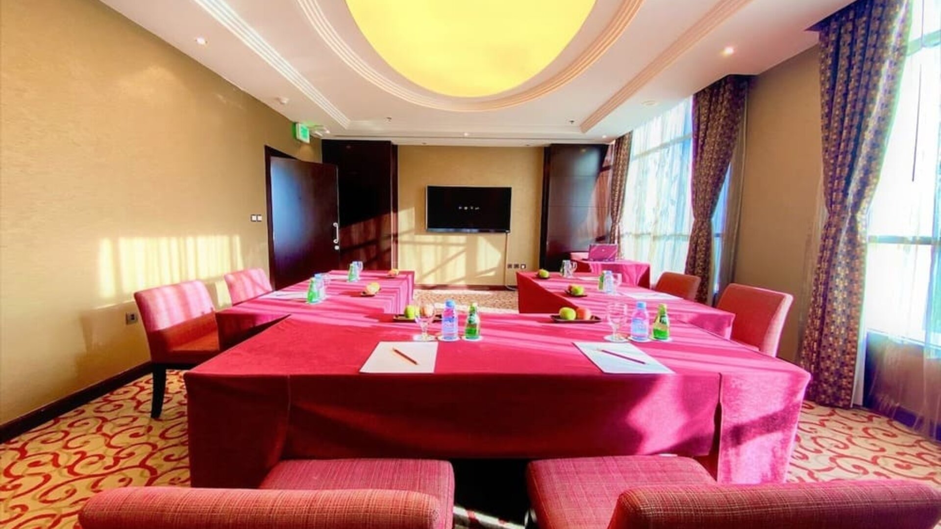 Professional meeting room at Millennium Central Doha.