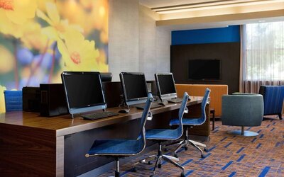 Business center available at Sonesta Emeryville - San Francisco Bay Bridge.