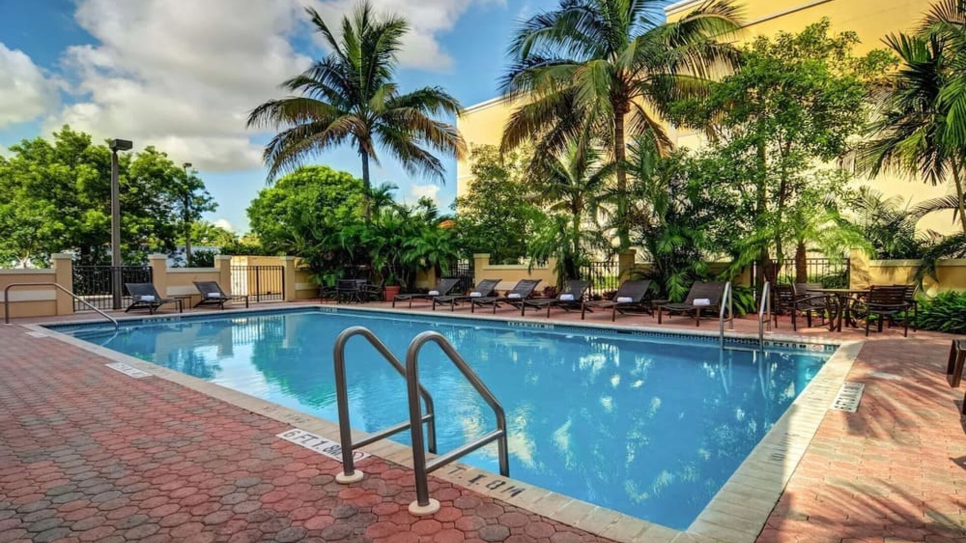 Refreshing outdoor pool at Hyatt Place Fort Lauderdale Cruise Port.