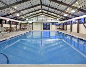Refreshing indoor pool at Hyatt Place Chicago, Lombard / Oak Brook.