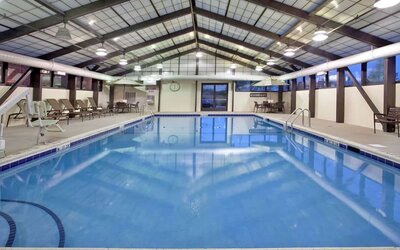 Refreshing indoor pool at Hyatt Place Chicago, Lombard / Oak Brook.