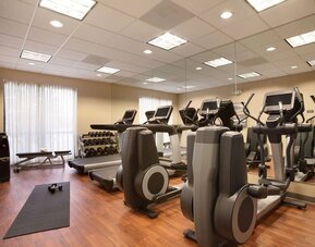 Fitness facility at Hyatt Place Chicago, Lombard / Oak Brook.