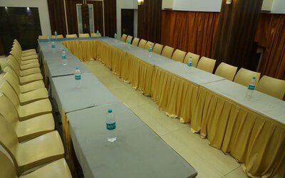 Professional meeting room at Hotel Alka Residency.