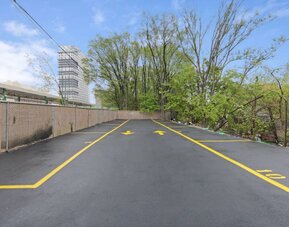 Free self parking at Hotel 365 Bronx.