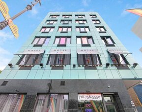 Hotel exterior at Hotel 365 Bronx.