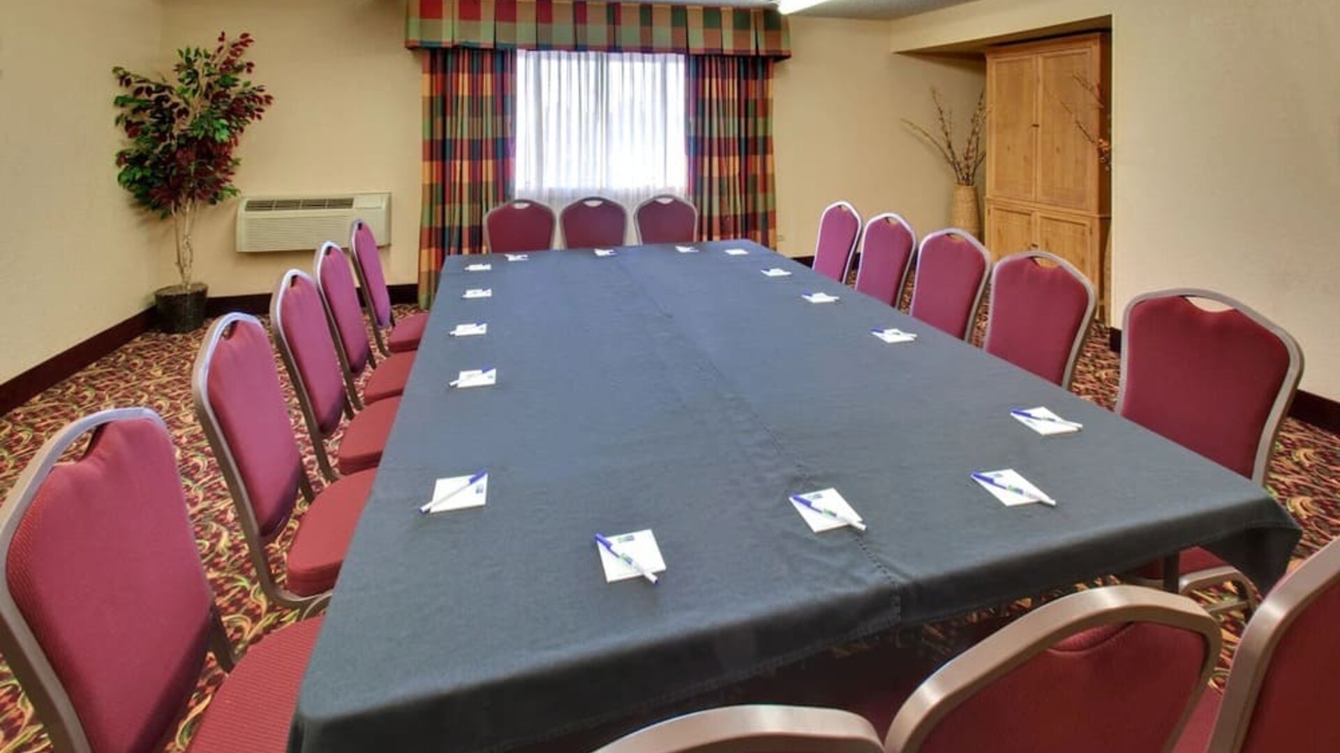 Professional meeting room at Holiday Inn Express Chicago - Downers Grove.