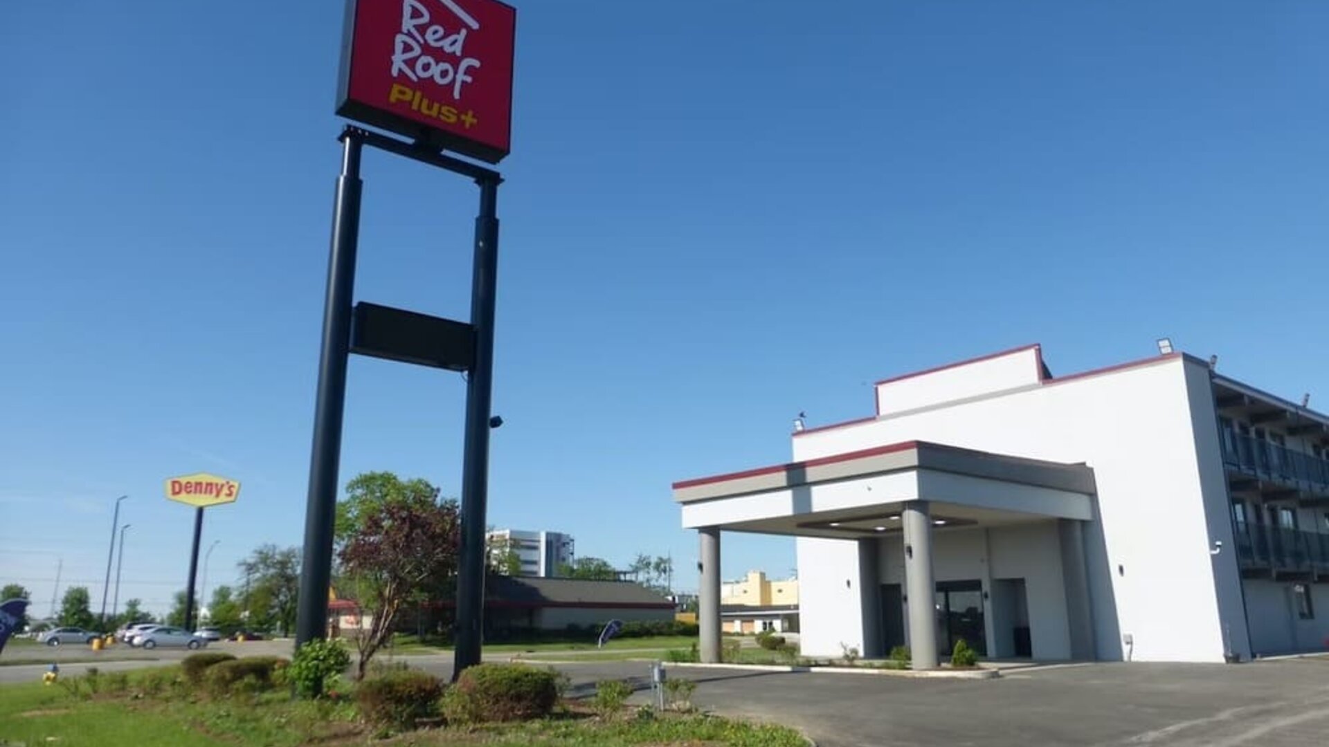 Parking area available at Red Roof Plus Bourbonnais.