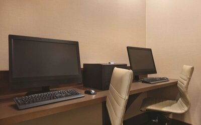 Business center available at Hyatt Place Chicago/Hoffman Estates.