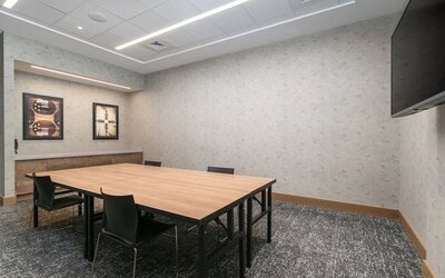 Meeting room at TownePlace Suites Nashville Midtown.