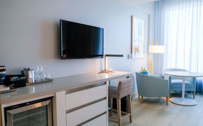 Suite, 1 King Bed with Sofa bed, Park View