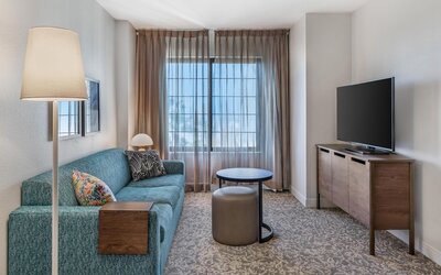 Suite, 1 King Bed with Sofa bed (One Bedroom)