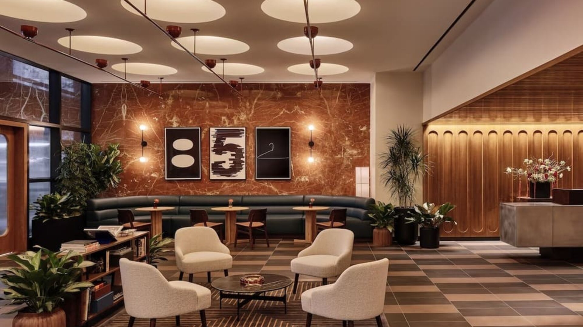 Hotel lobby at Romer Hell's Kitchen.