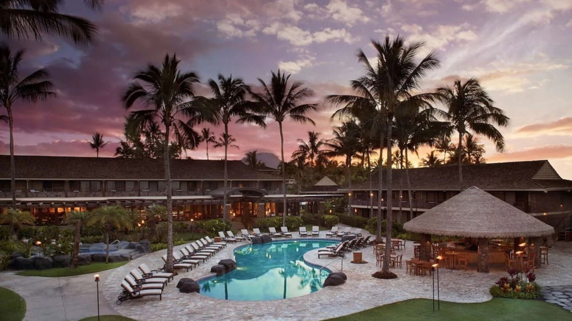 Stunning outdoor pool at Ko'a Kea Resort On Po`ipu Beach.