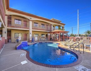 Stunning outdoor pool at Casa Rosa Inn.