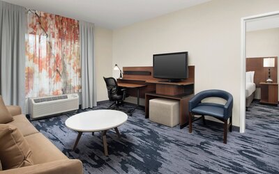 Suite, 1 King Bed with Sofa bed