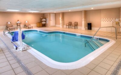 Indoor pool at Holiday Inn Belcamp - Aberdeen Area.