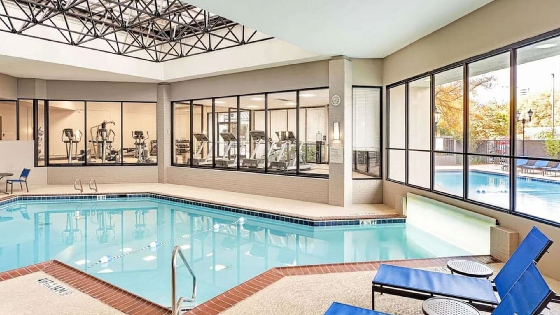 Indoor pool at Sonesta Atlanta Northwest Galleria.