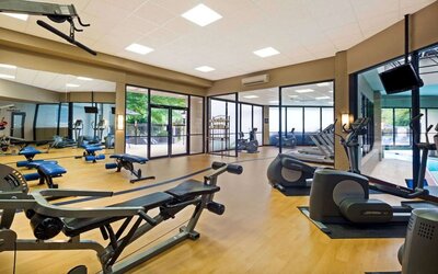 Fitness center available at Sonesta Atlanta Northwest Galleria.