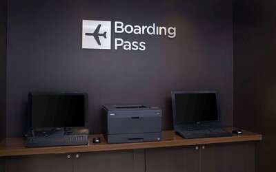Print boarding passes at Sonesta Select Milwaukee Brookfield.