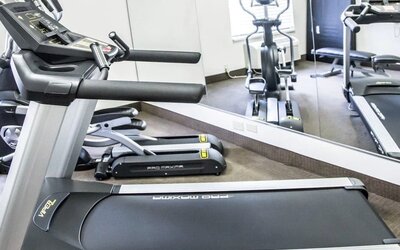 Gym availabe at Sleep Inn Tinley Park.