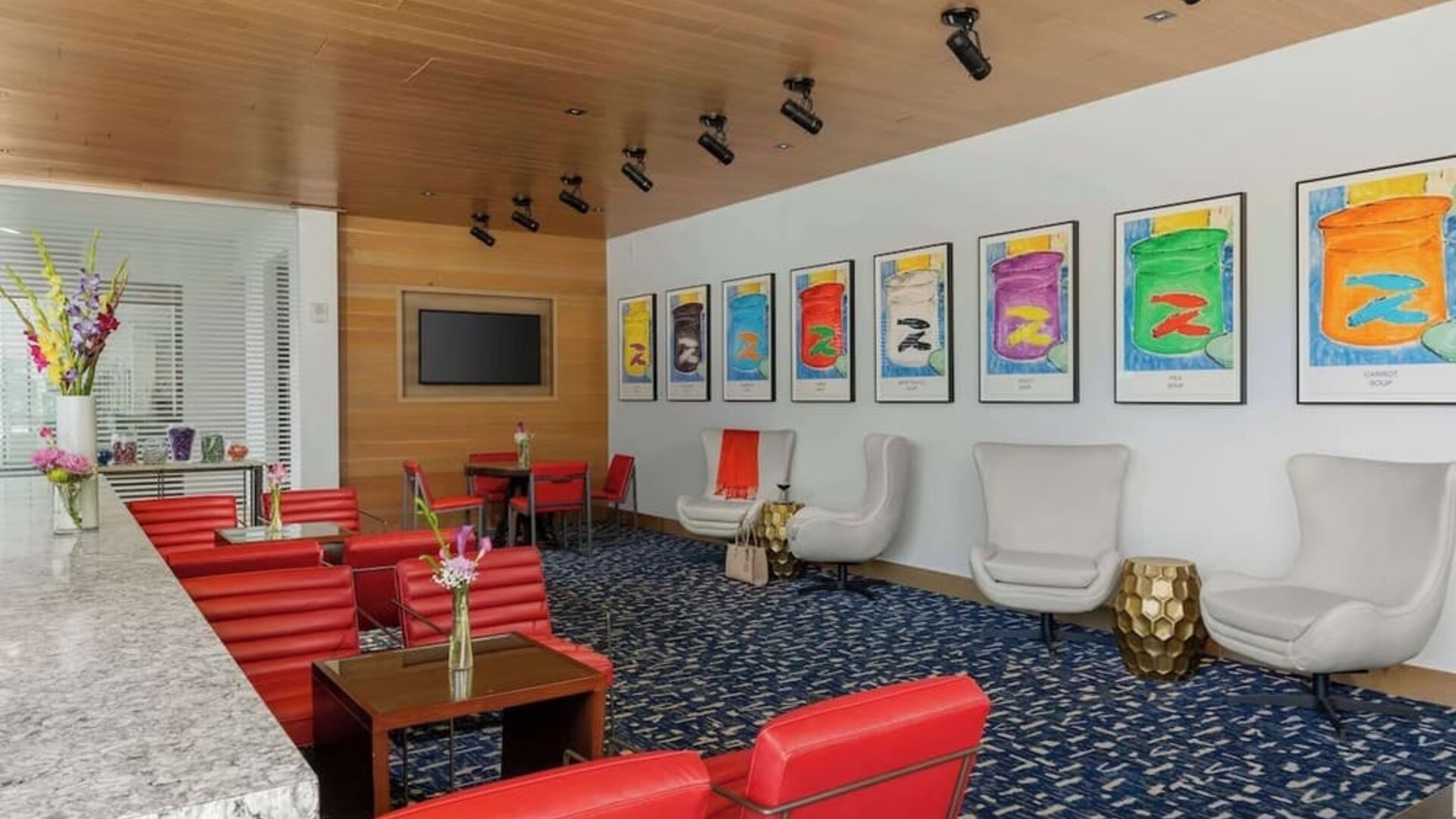 Meeting and coworking space at The Art Hotel Denver.