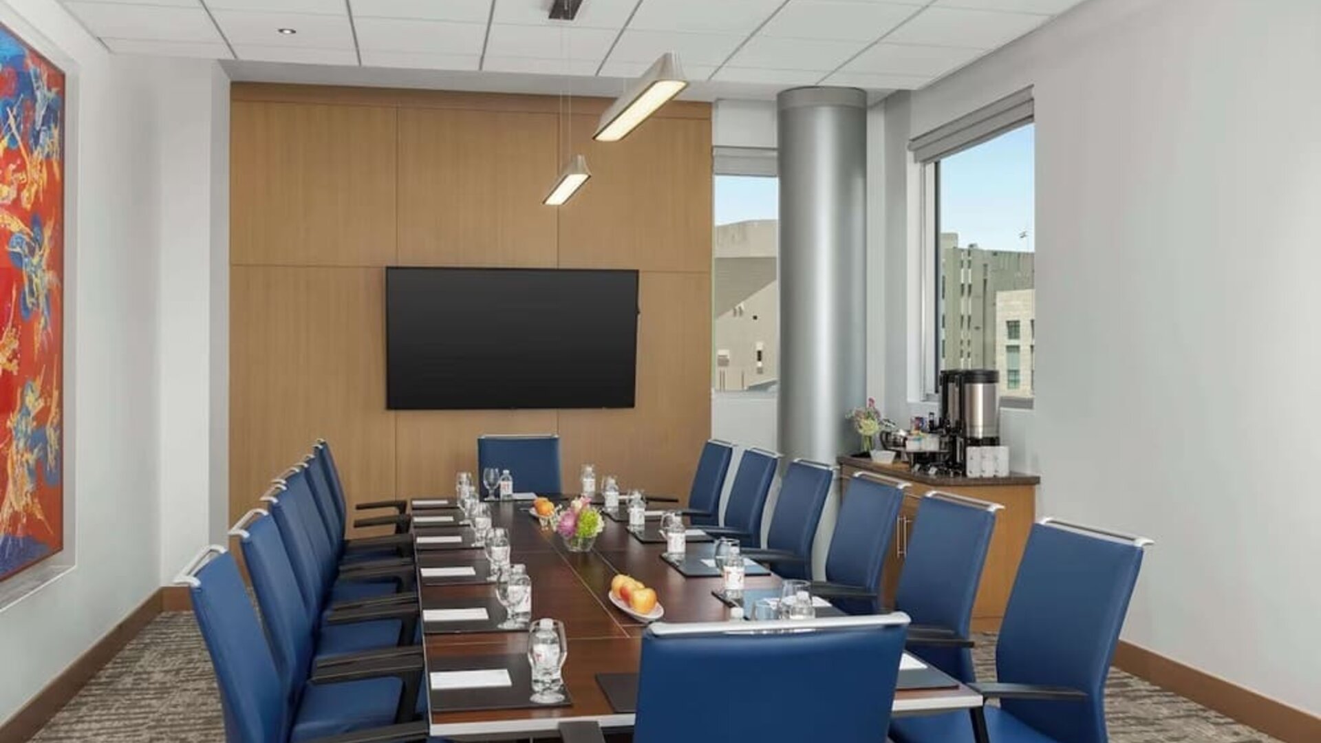 Professional meeting room at The Art Hotel Denver.