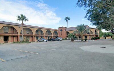 Parking available at Super 8 By Wyndham Houston/Webster.