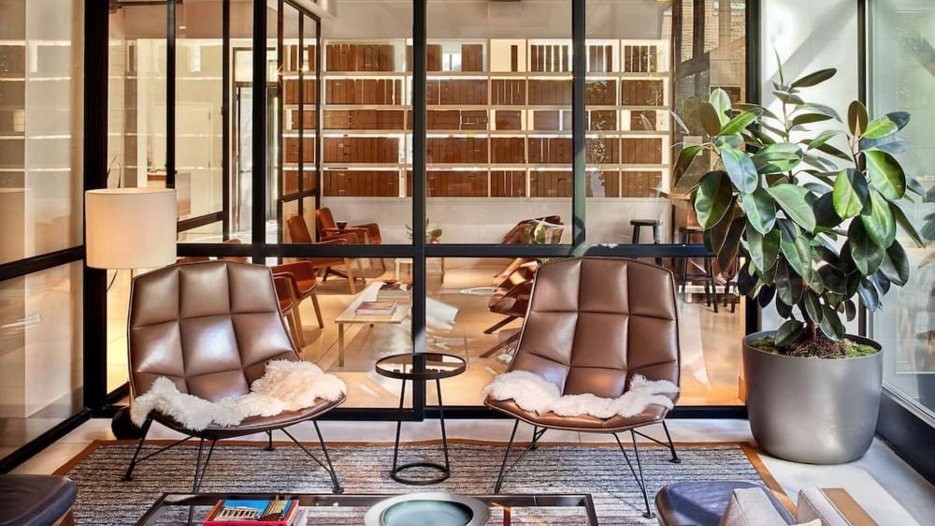 Coworking area at Arlo SoHo.